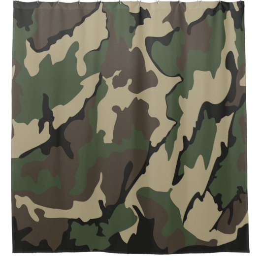 Camo, Shower Curtain Douchegordijn (Voorkant)