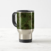 Camo Silver Thermal Travel Mug Reisbeker (Voorkant links)
