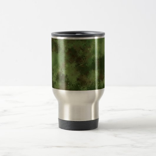 Camo Silver Thermal Travel Mug Reisbeker (Center)