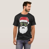 Camo Sinterklaas Zonnebrillen Grappige Camo Kerst  T-shirt (Voorkant volledig)