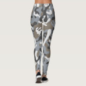 Camo Snow Desert Patterned | LEGGINGS (Achterkant)