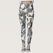 Camo Snow Desert Patterned | LEGGINGS (Voorkant)