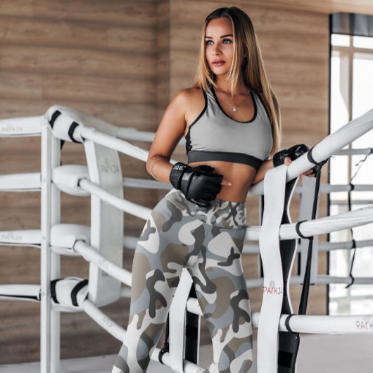 Camo Snow Desert Patterned | LEGGINGS