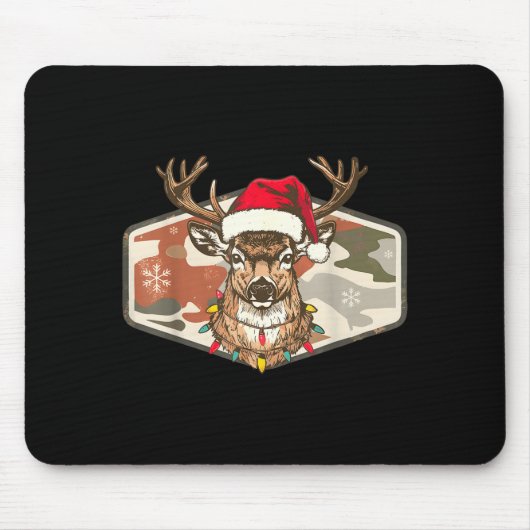 Camo Southern Local Boy Christmas Deer Hunting Xma Muismat (Voorkant)