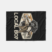 Camo Southern Local Boy Duck Hunting Black Lab Out Fleece Deken (Voorkant (Horizontaal))