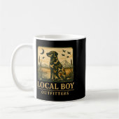 Camo Southern Local Boy Duck Hunting Black Lab Out Koffiemok (Links)