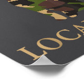 Camo Southern Local Boy Duck Hunting Black Lab Out Poster (Hoek)