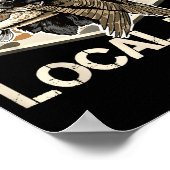 Camo Southern Local Boy Duck Hunting Black Lab Out Poster (Hoek)