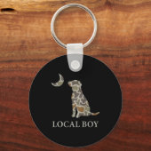 Camo Southern Local Boy Duck Hunting Black Lab Out Sleutelhanger (Voorkant)