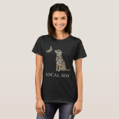 Camo Southern Local Boy Duck Hunting Black Lab Out T-shirt (Voorkant volledig)