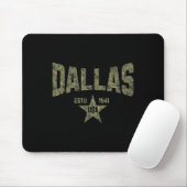 Camo Souvenir VS Ster Dallas Texas Muismat (Met muis)