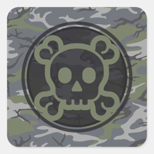 Camo Sticker met aangepaste symbolen (Voorkant)