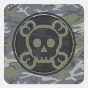 Camo Sticker met aangepaste symbolen