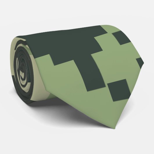 Camo Stropdas (Opgerold)