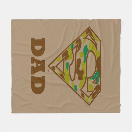 Camo Super Pap Fleece Deken (Voorkant (Horizontaal))