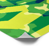 Camo Swede in groen Poster (Hoek)
