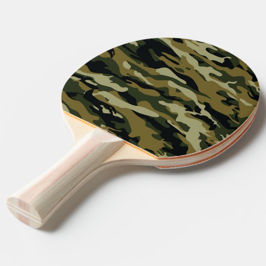 Camo Tafeltennisbatje (Voorkant Gekanteld)