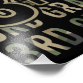 Camo Team 3e klas Squad Terug naar de leraar Foto Afdruk (Hoek)