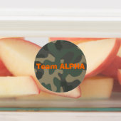 Camo Team Labels, Schattige voor feesten en evenem Labels (Aangebracht)
