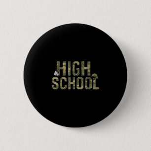Camo team middelbare school squad terug naar schoo ronde button 5,7 cm