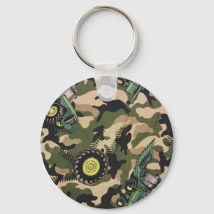 Camo & Tractors Sleutelhanger