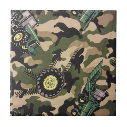 Camo & Tractors Tegeltje (Voorkant)