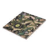 Camo & Tractors Tegeltje (Zijkant)