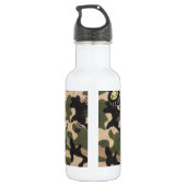 Camo & Tractors Waterfles (Achterkant)