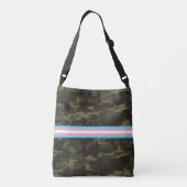 Camo Trans Pride Crossbody Tas (Achterkant)