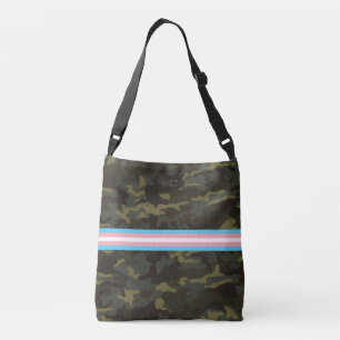 Camo Trans Pride Crossbody Tas