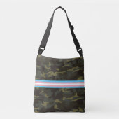 Camo Trans Pride Crossbody Tas (Voorkant)