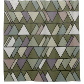 Camo Triangles Douchegordijn (Voorkant)