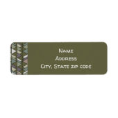 Camo Triangles Etiket (Voorkant)