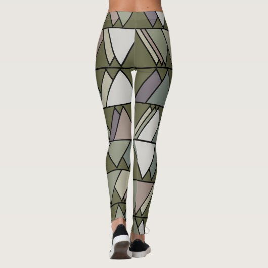 Camo Triangles Leggings (Achterkant)