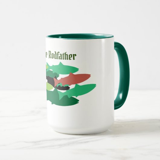 Camo Trout Mok (Voorkant rechts)