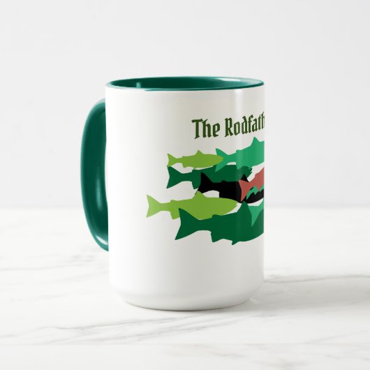 Camo Trout Mok (Voorkant links)