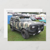 Camo Truck Briefkaart (Voorkant / Achterkant)