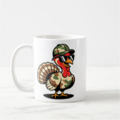 Camo Turkey Day Hunting Fall Thanksgiving  Koffiemok (Links)