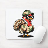Camo Turkey Day Hunting Fall Thanksgiving  Muismat (Met muis)