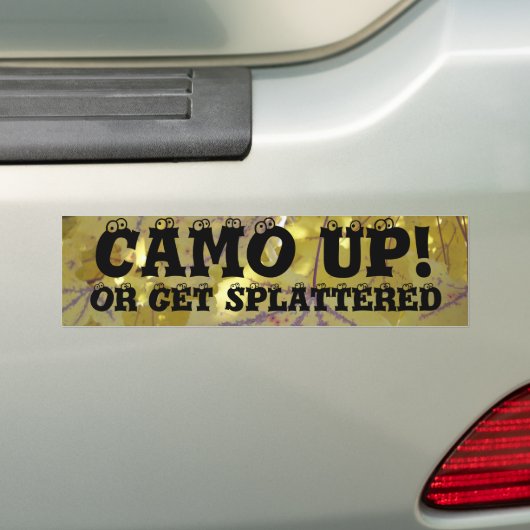 CAMO UP Paintball 2 Bumpersticker (Op auto)