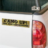 CAMO UP Paintball Bumpersticker (Op Truck)