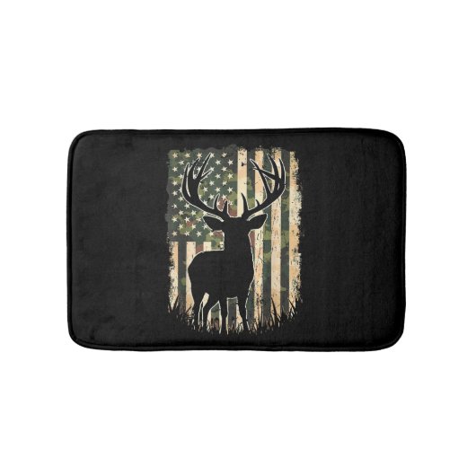 Camo US Vlag Heren Jagen Camouflage Hunter Badmat (Voorkant)