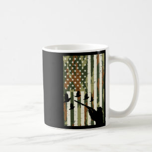 Camo US Vlag Kwartel Fazant Jagen Upland Hunt Pa Koffiemok