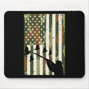 Camo US Vlag Kwartel Fazant Jagen Upland Hunt Pa Muismat
