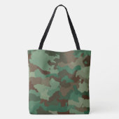 Camo voor Groot Tote Bag (Achterkant)