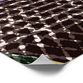 Camo vormen: levendige collage montage. poster (Hoek)