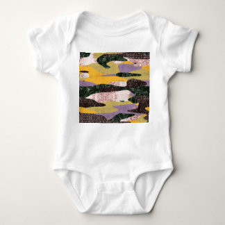 Camo vormen: levendige collage montage. romper