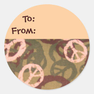 Camo / Vredesborden kijken cadeau Label