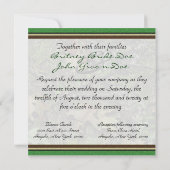 Camo Wedding Invitations Kaart (Achterkant)