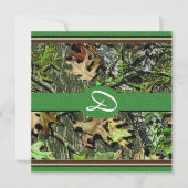 Camo Wedding Invitations Kaart (Voorkant)